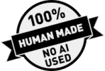 Logo 100% HUMAN MADE NO AI USED Logo 100% HUMAN MADE NO AI USED